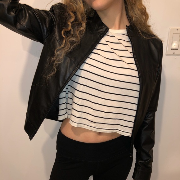 Black leather Jacket - Picture 3 of 5